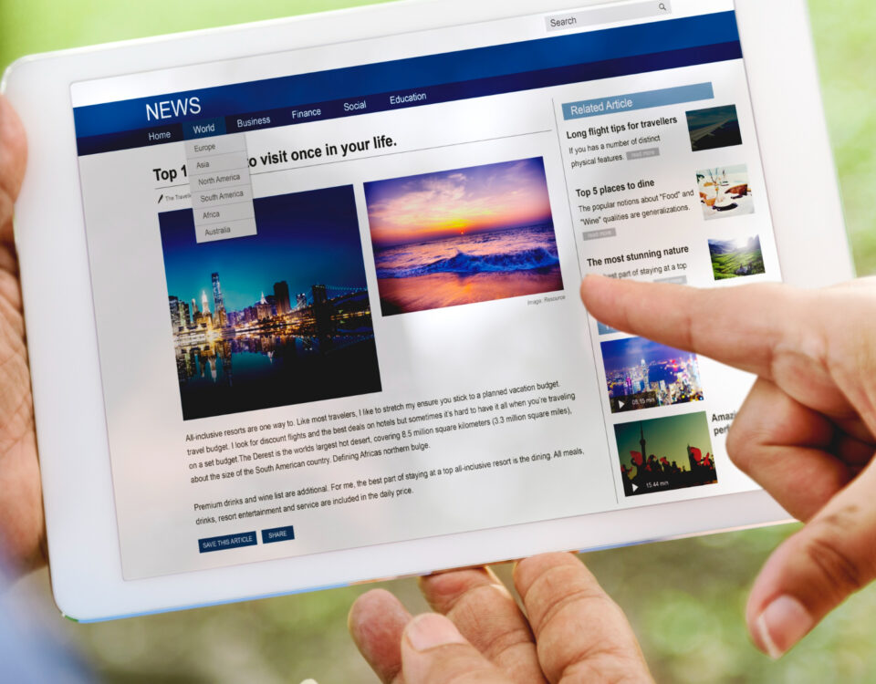 O que um portal de notícias revela além das manchetes