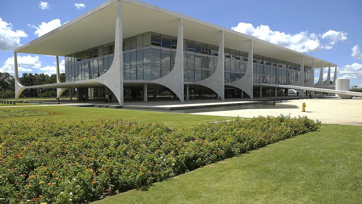 Fachada do Palácio do Planalto, em Brasília